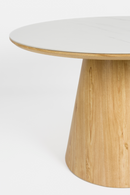 Round Wood Dining Table | DF Almira | Oroatrade.com