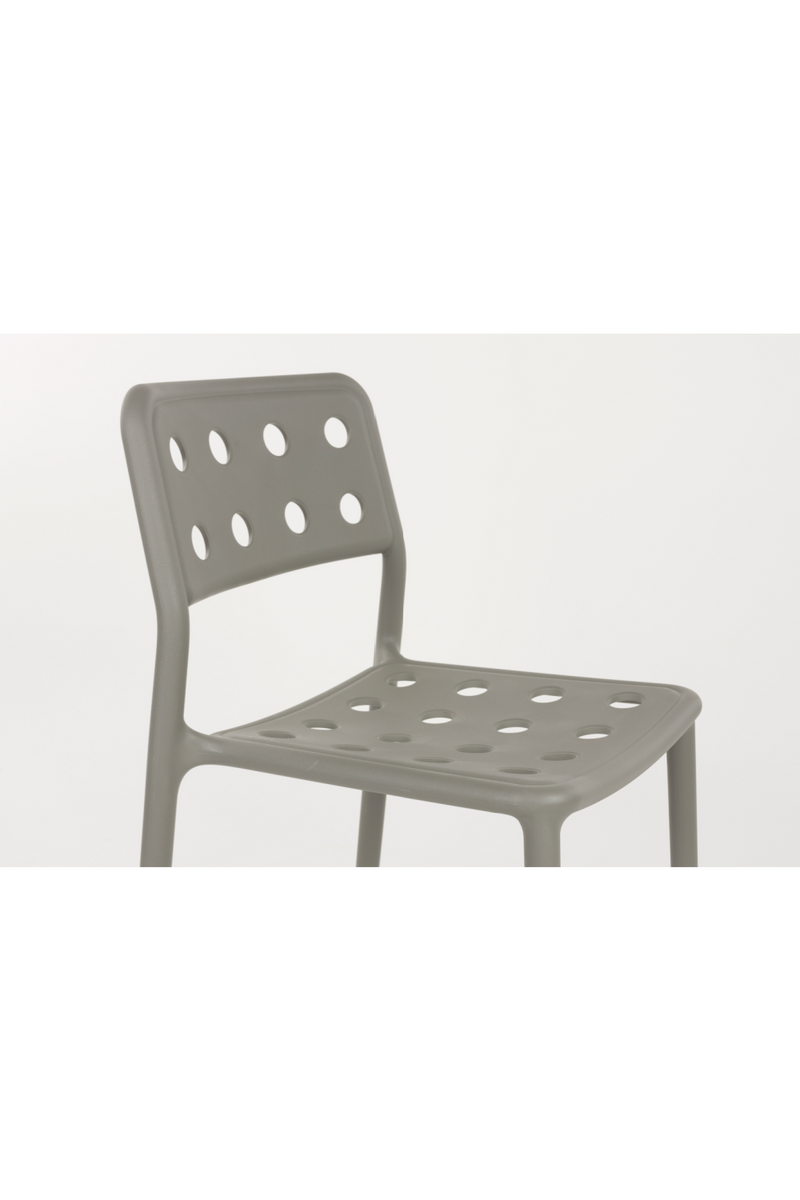 Perforated Outdoor Chair Set (4) | DF Serra | Oroatrade.com