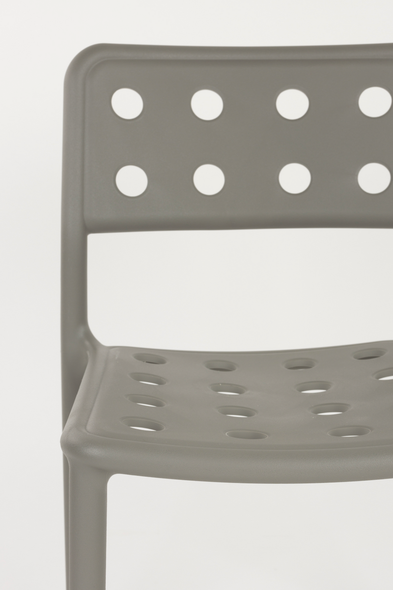 Perforated Outdoor Chair Set (4) | DF Serra | Oroatrade.com