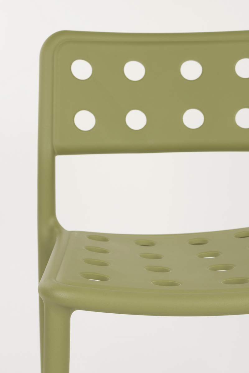 Perforated Outdoor Chair Set (4) | DF Serra | Oroatrade.com