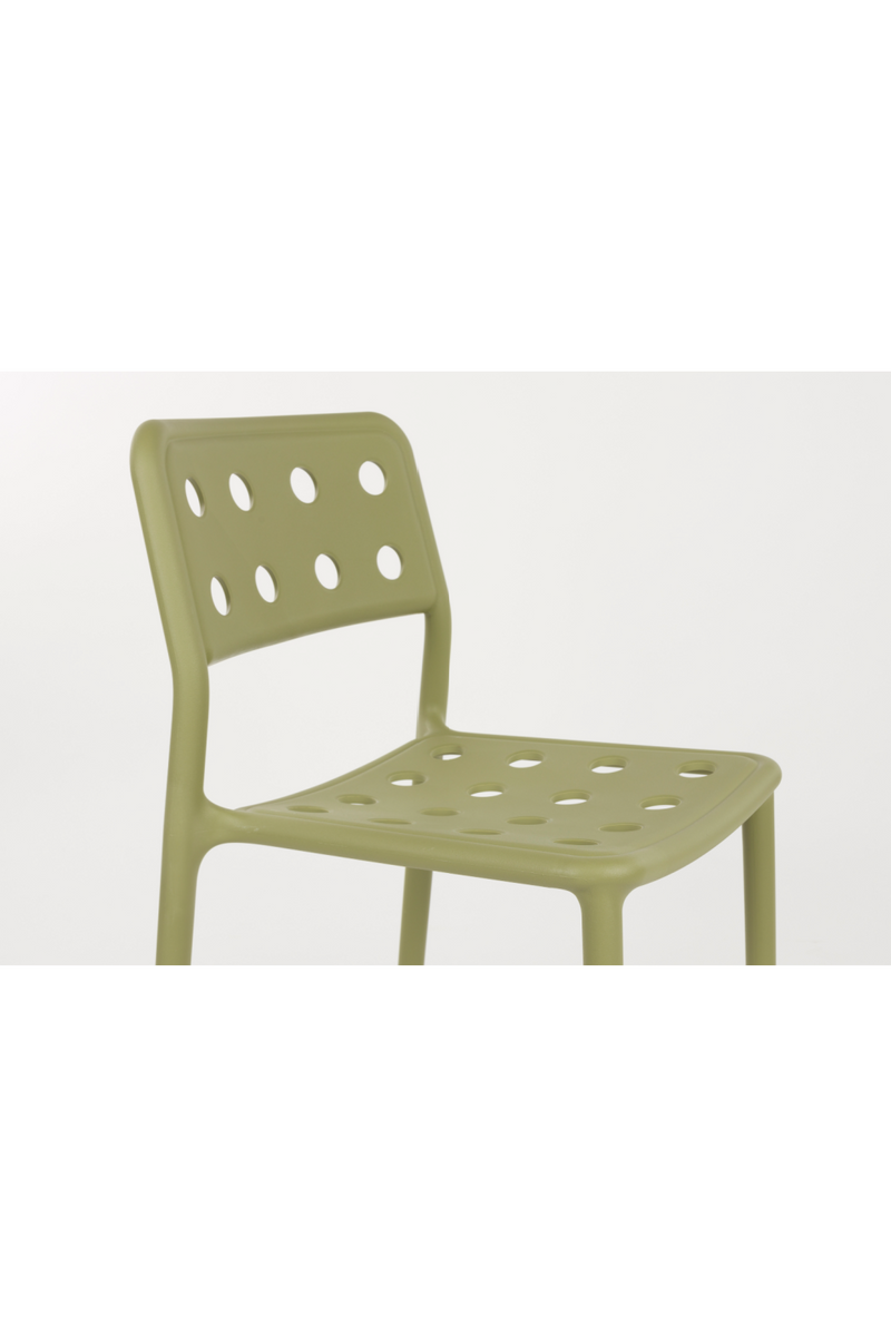 Perforated Outdoor Chair Set (4) | DF Serra | Oroatrade.com