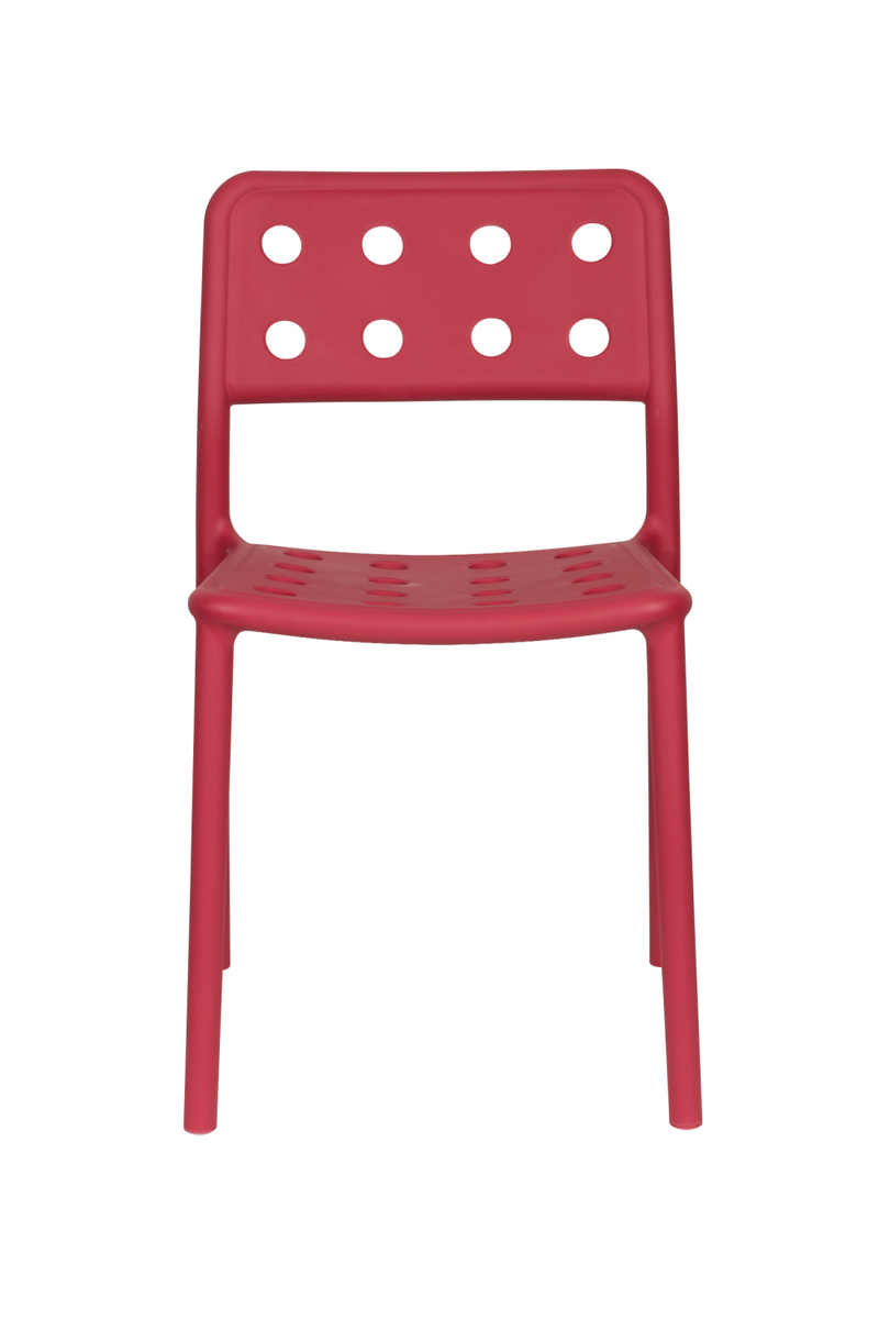 Perforated Outdoor Chair Set (4) | DF Serra | Oroatrade.com