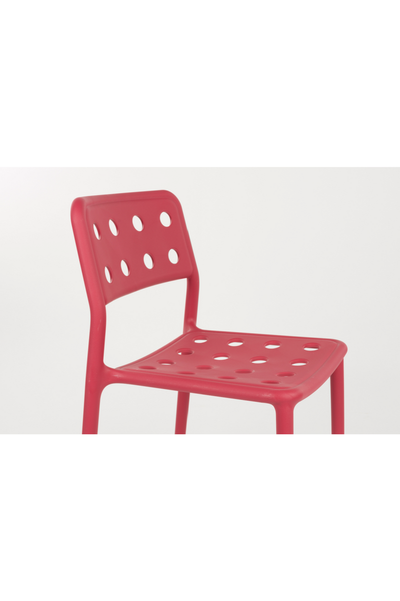 Perforated Outdoor Chair Set (4) | DF Serra | Oroatrade.com