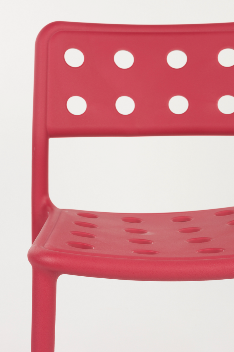 Perforated Outdoor Chair Set (4) | DF Serra | Oroatrade.com