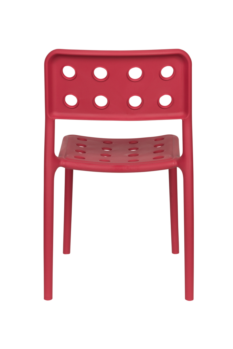 Perforated Outdoor Chair Set (4) | DF Serra | Oroatrade.com