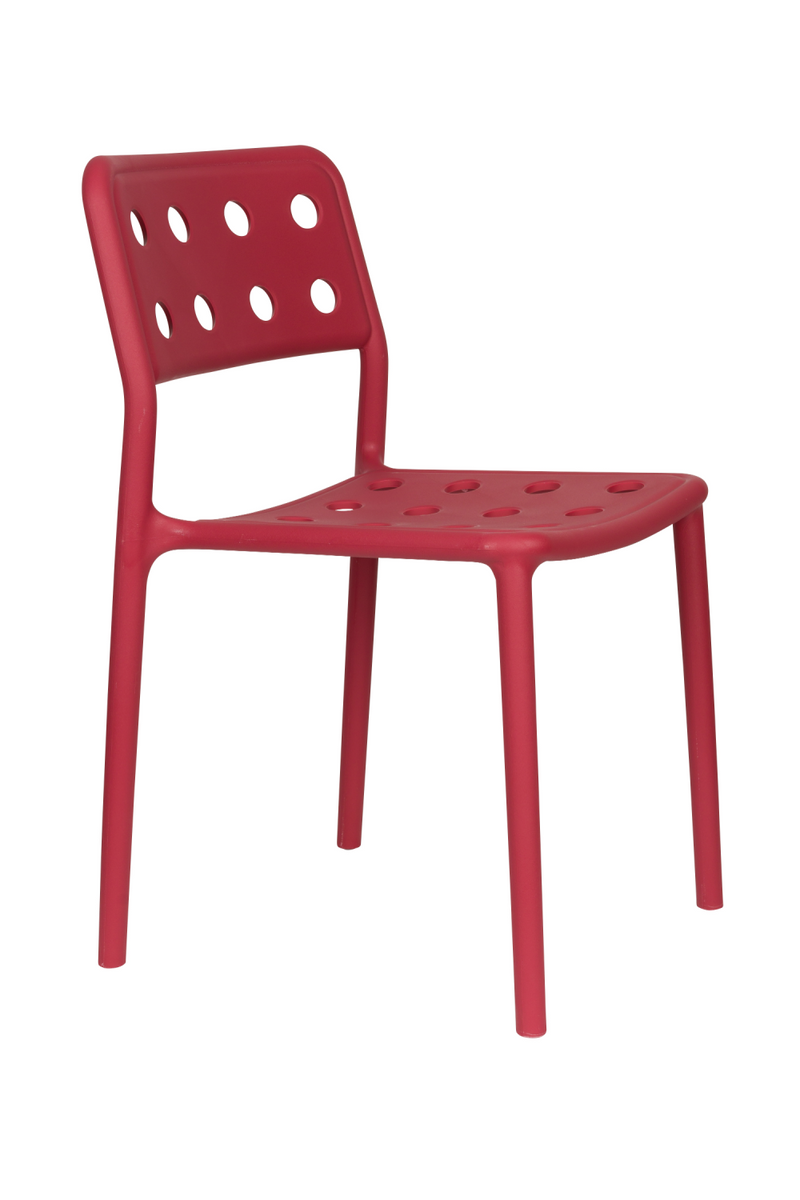 Perforated Outdoor Chair Set (4) | DF Serra | Oroatrade.com