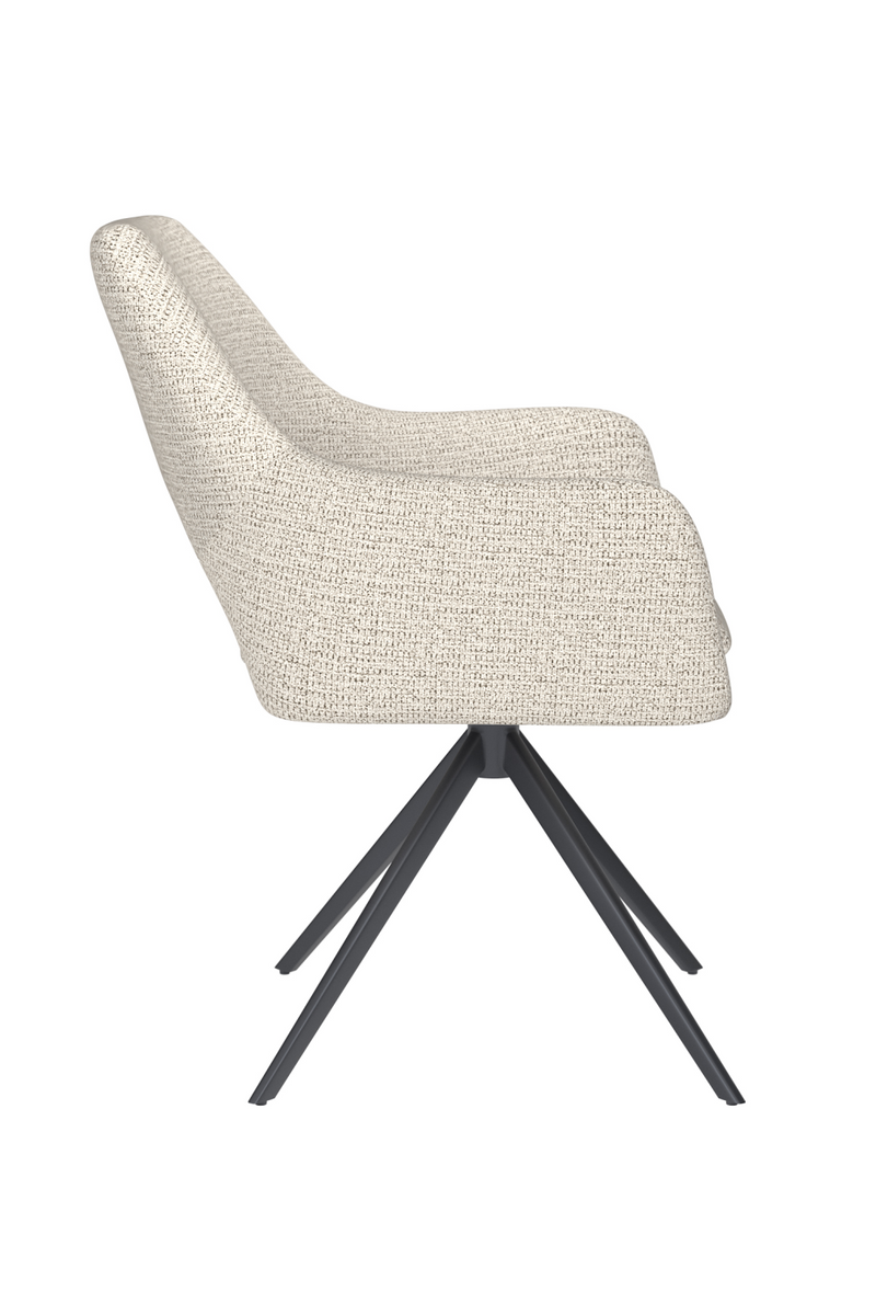 Cut-Out Back Swivel Armchair | DF Mos | Oroatrade.com