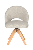 Cut-Out Wooden Swivel Chair | DF Mick | Oroatrade.com