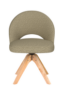 Cut-Out Wooden Swivel Chair | DF Mick | Oroatrade.com