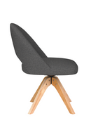 Cut-Out Wooden Swivel Chair | DF Mick