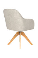 Upholstered Wooden Swivel Armchair | DF Otis