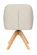 Upholstered Wooden Swivel Armchair | DF Otis