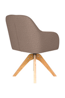 Upholstered Wooden Swivel Armchair | DF Otis