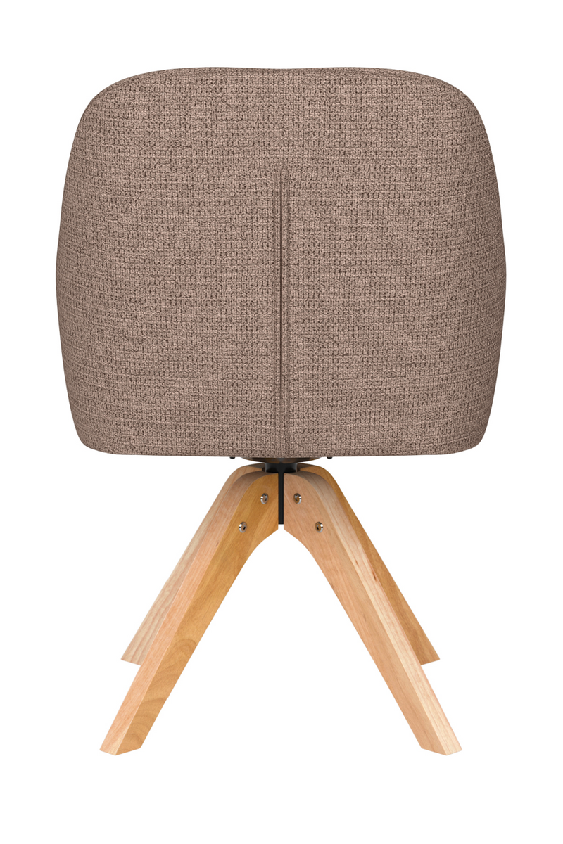 Upholstered Wooden Swivel Armchair | DF Otis