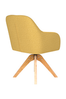 Upholstered Wooden Swivel Armchair | DF Otis