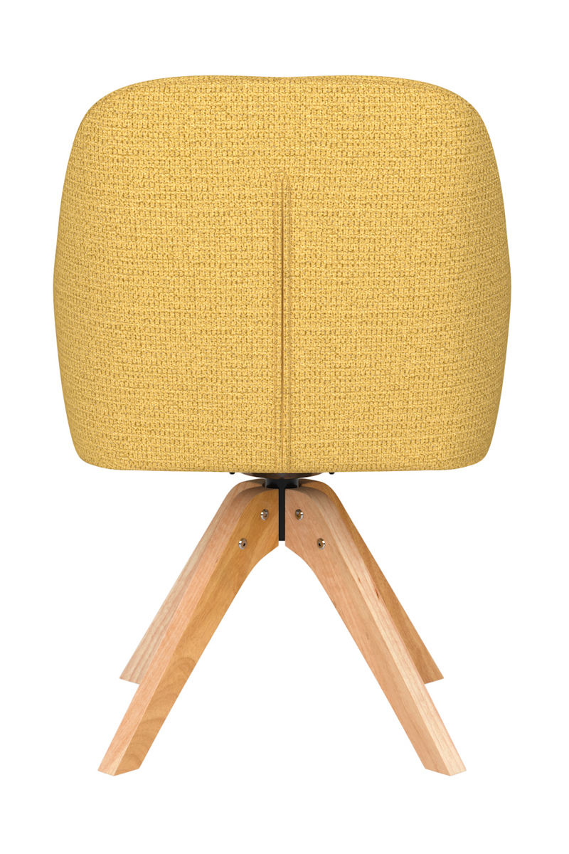 Upholstered Wooden Swivel Armchair | DF Otis