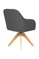 Upholstered Wooden Swivel Armchair | DF Otis
