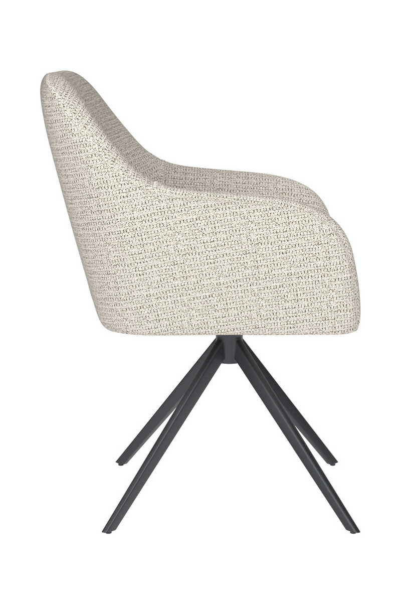 Upholstered Dining Swivel Armchair | DF Otis | Oroatrade.com