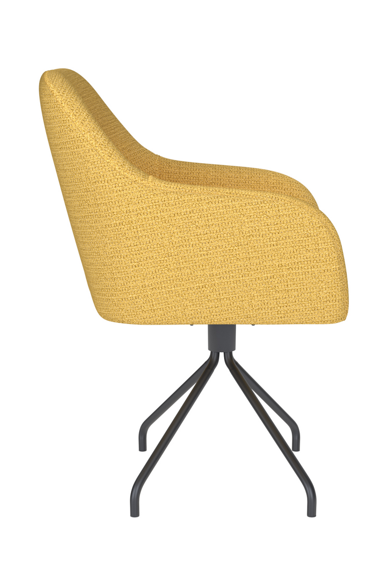 Upholstered Spider Swivel Armchair | DF Otis | Oroatrade.com