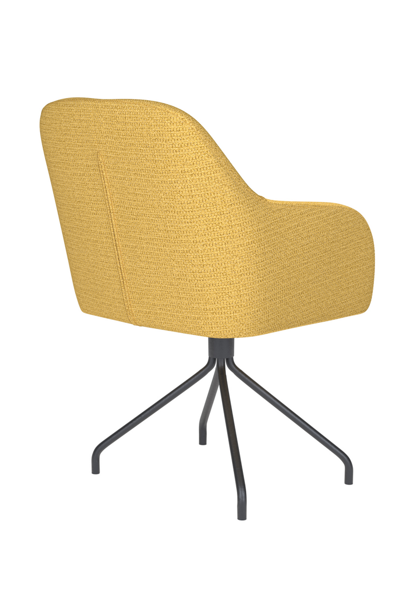 Upholstered Spider Swivel Armchair | DF Otis | Oroatrade.com