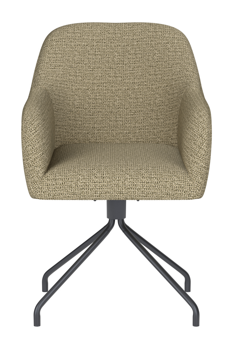 Upholstered Spider Swivel Armchair | DF Otis | Oroatrade.com