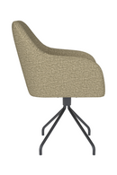 Upholstered Spider Swivel Armchair | DF Otis | Oroatrade.com