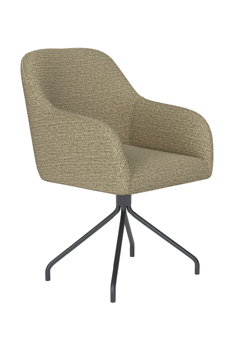 Upholstered Spider Swivel Armchair | DF Otis | Oroatrade.com