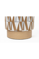 Beige Patterned Stool | DF Ziggy | Oroatrade.com