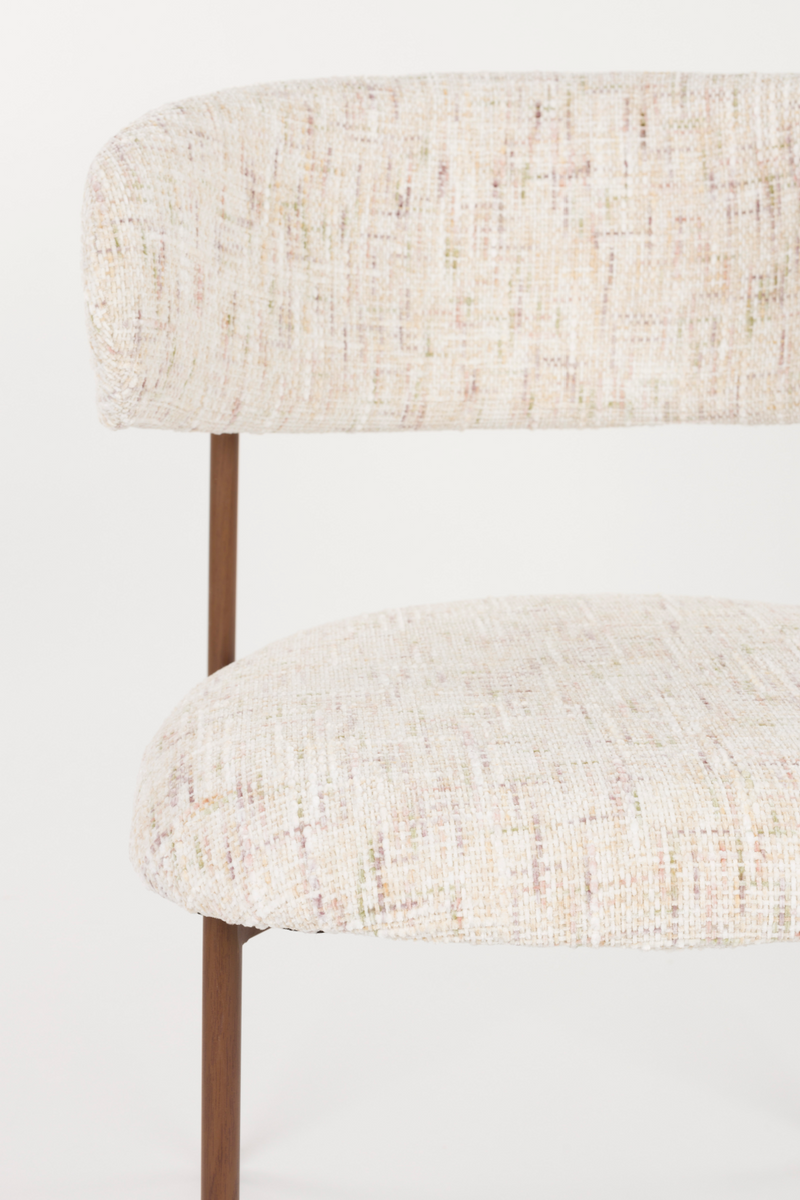 Iron Framed Curve Dining Chairs (2) | DF Claes | Oroatrade.com