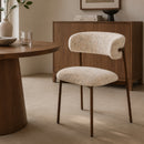Hospitality furniture - Iron Framed Curve Dining Chairs (2) - www.oroatrade.com