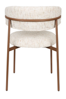 Iron Framed Curve Dining Chairs (2) | DF Claes | Oroatrade.com