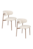 Iron Framed Curve Dining Chairs (2) | DF Claes | Oroatrade.com