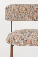 Iron Framed Curve Dining Chairs (2) | DF Claes | Oroatrade.com