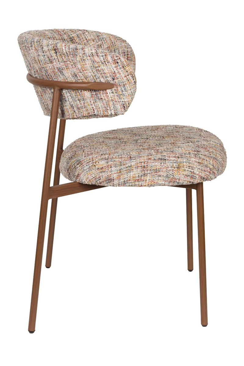 Iron Framed Curve Dining Chairs (2) | DF Claes | Oroatrade.com