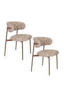 Iron Framed Curve Dining Chairs (2) | DF Claes | Oroatrade.com