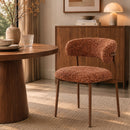 Hospitality furniture - Iron Framed Curve Dining Chairs (2) - www.oroatrade.com