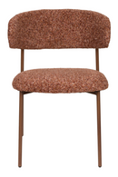 Iron Framed Curve Dining Chairs (2) | DF Claes | Oroatrade.com