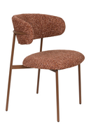 Iron Framed Curve Dining Chairs (2) | DF Claes | Oroatrade.com