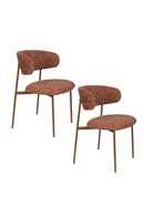 Iron Framed Curve Dining Chairs (2) | DF Claes | Oroatrade.com