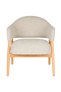 Oak Framed Lounge Chair | DF Indy | Oroatrade.com