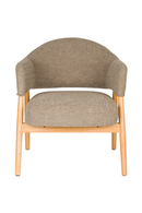 Oak Framed Lounge Chair | DF Indy | Oroatrade.com