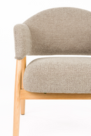 Oak Framed Lounge Chair | DF Indy | Oroatrade.com