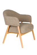 Oak Framed Lounge Chair | DF Indy | Oroatrade.com