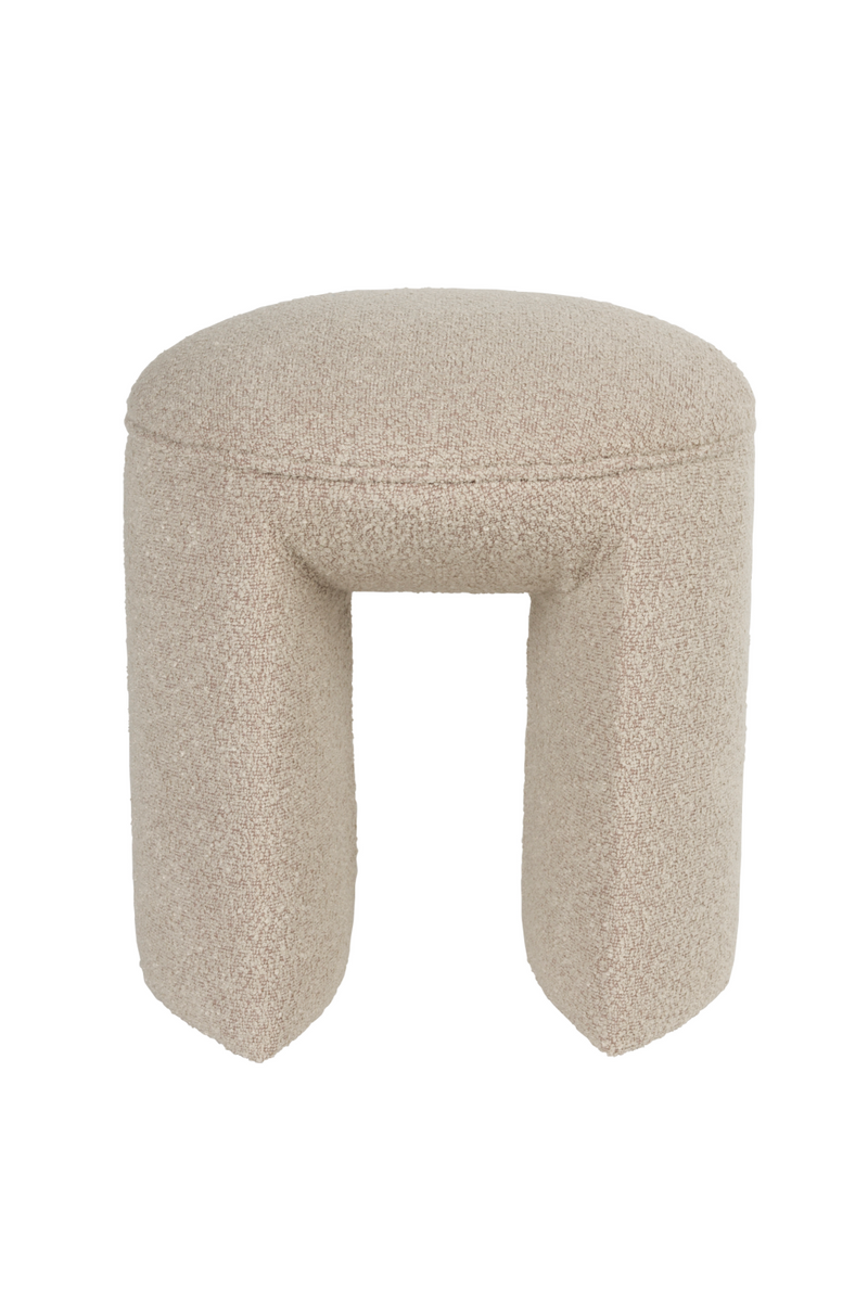 Beige Upholstered Stool | DF Noxx | Oroatrade.com