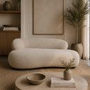 Beige Upholstered Sofa | DF