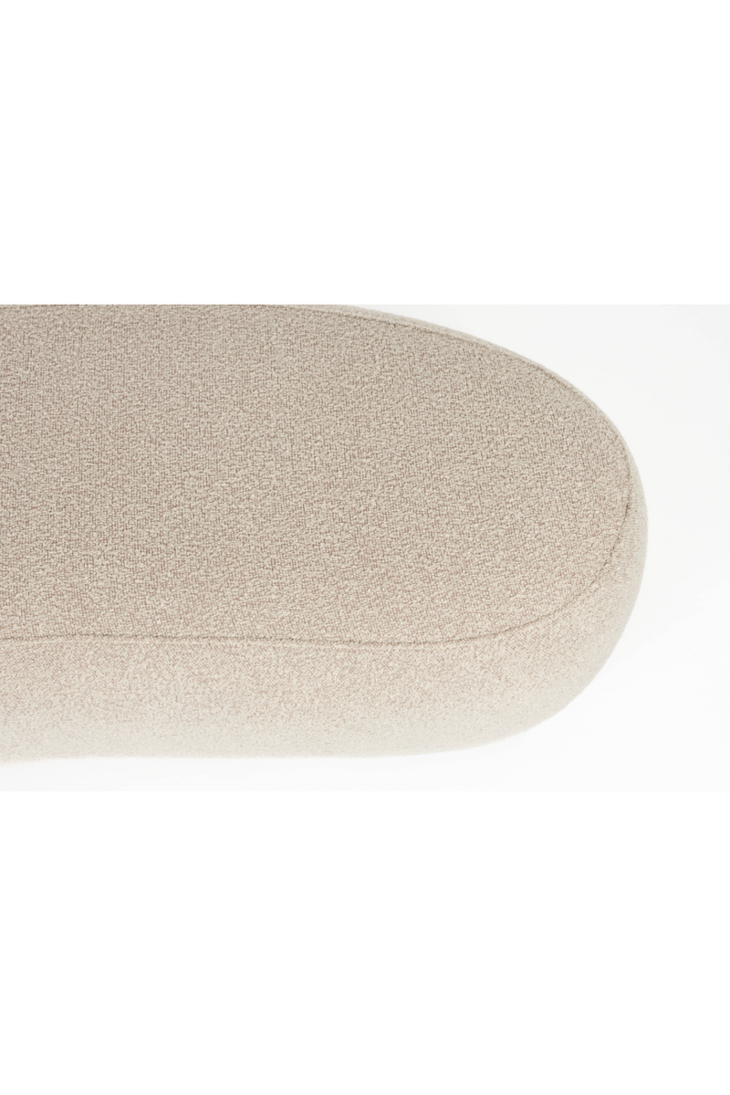 Beige Upholstered Ottoman | DF Noxx | Oroatrade.com