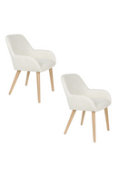 Upholstered Scandinavian Armchairs (2) | DF Loua | Oroatrade.com