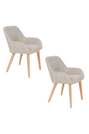 Upholstered Scandinavian Armchairs (2) | DF Loua | Oroatrade.com
