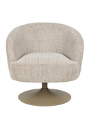 Central Leg Brown Lounge Chair | DF Renate | Oroatrade.com