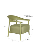 Cushioned Seat Outdoor Lounge Chair | DF Vita | Oroatrade.com